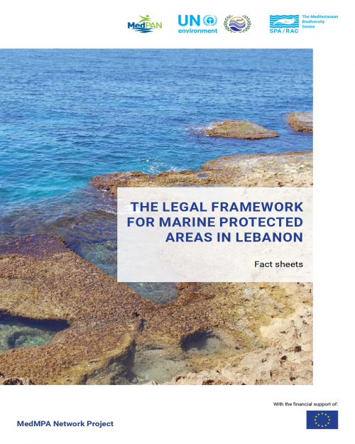 Le cadre juridique des aires marines protégées au Liban : Fiches techniques Liban