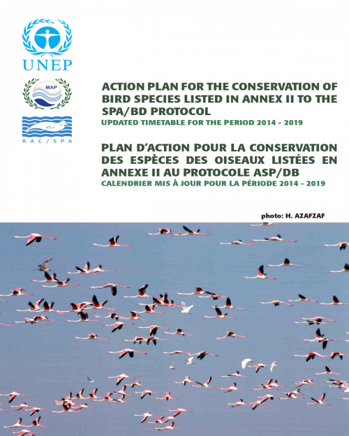 Calendrier mis à jour (2014 - 2019) du Plan d'Action pour la conservation des espèces des oiseaux listées en Annexe II au Protocole ASP/DB