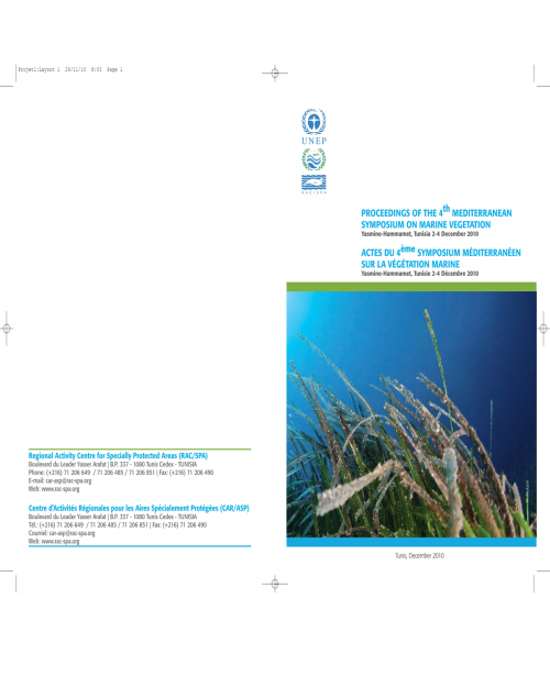 Actes du Quatrième Symposium Méditerranéen sur la Végétation marine